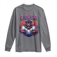 Vintage Chicago Long Sleeve Shirt Retro Baseball Fans