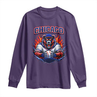 Vintage Chicago Long Sleeve Shirt Retro Baseball Fans