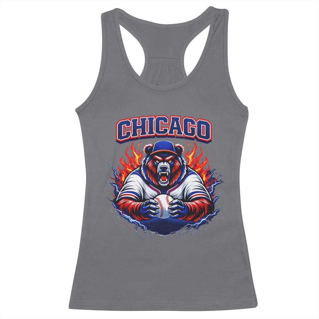 Vintage Chicago Racerback Tank Top Retro Baseball Fans