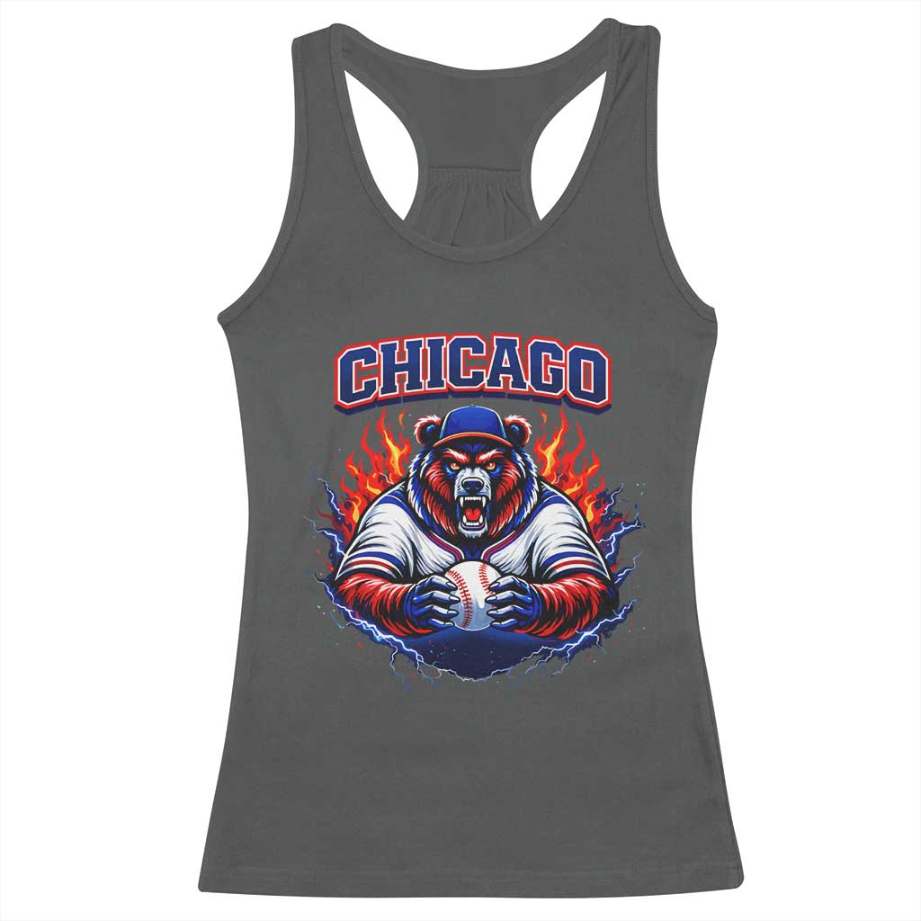 Vintage Chicago Racerback Tank Top Retro Baseball Fans