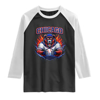 Vintage Chicago Raglan Shirt Retro Baseball Fans