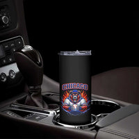 Vintage Chicago Skinny Tumbler Retro Baseball Fans
