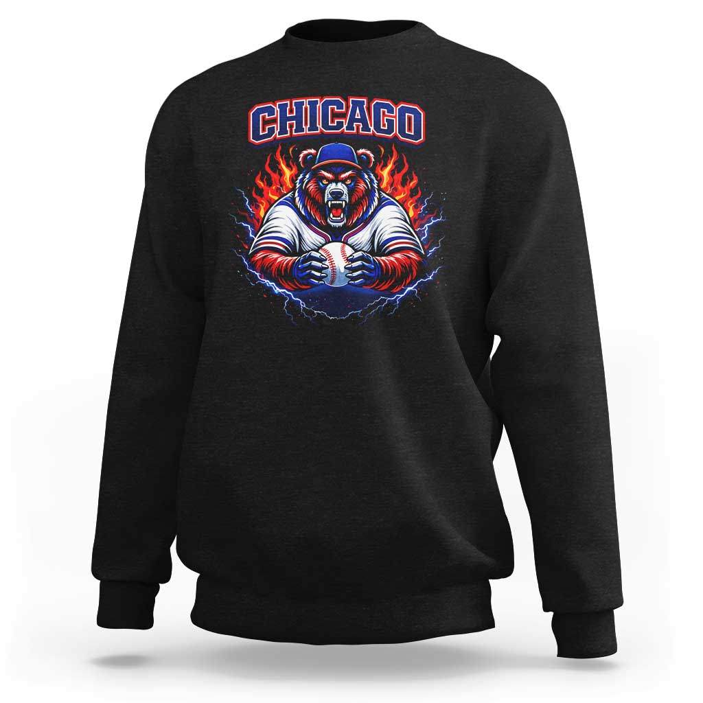 Vintage Chicago Sweatshirt Retro Baseball Fans
