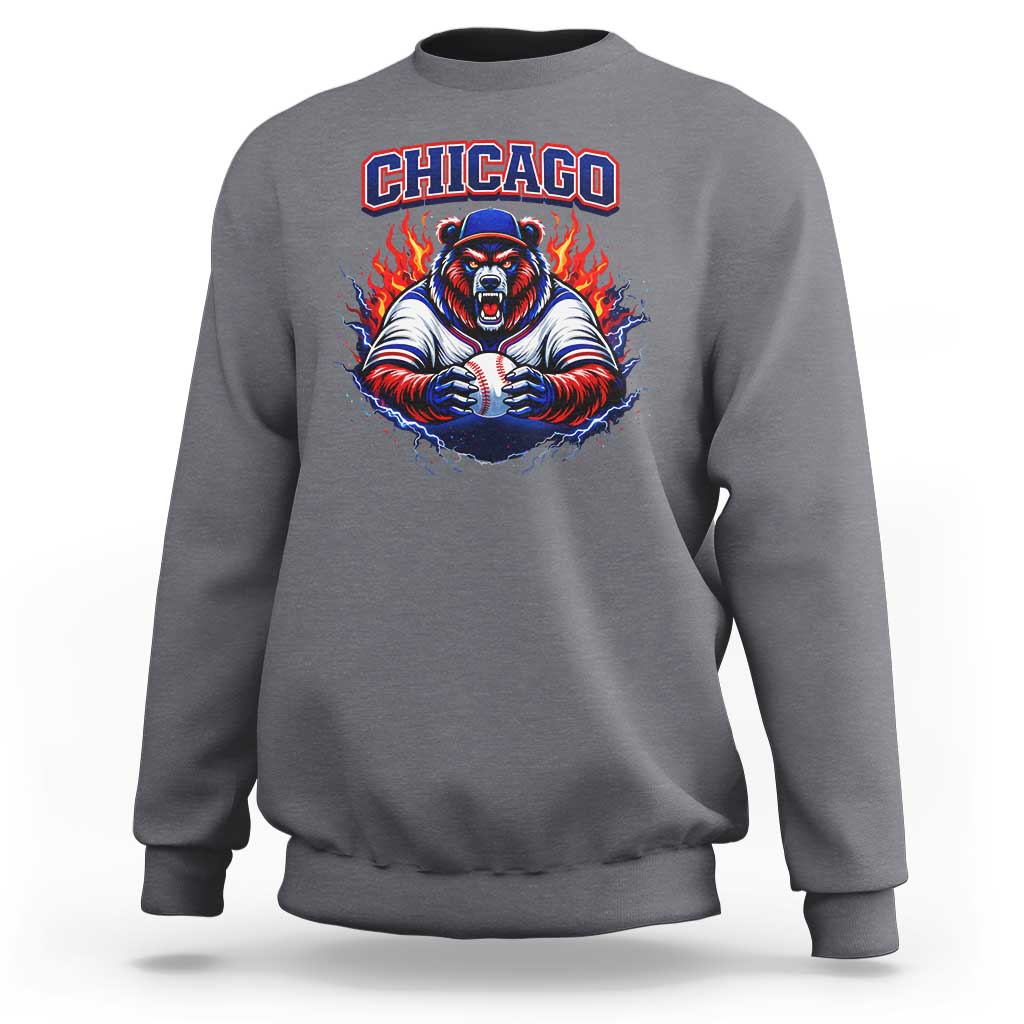 Vintage Chicago Sweatshirt Retro Baseball Fans