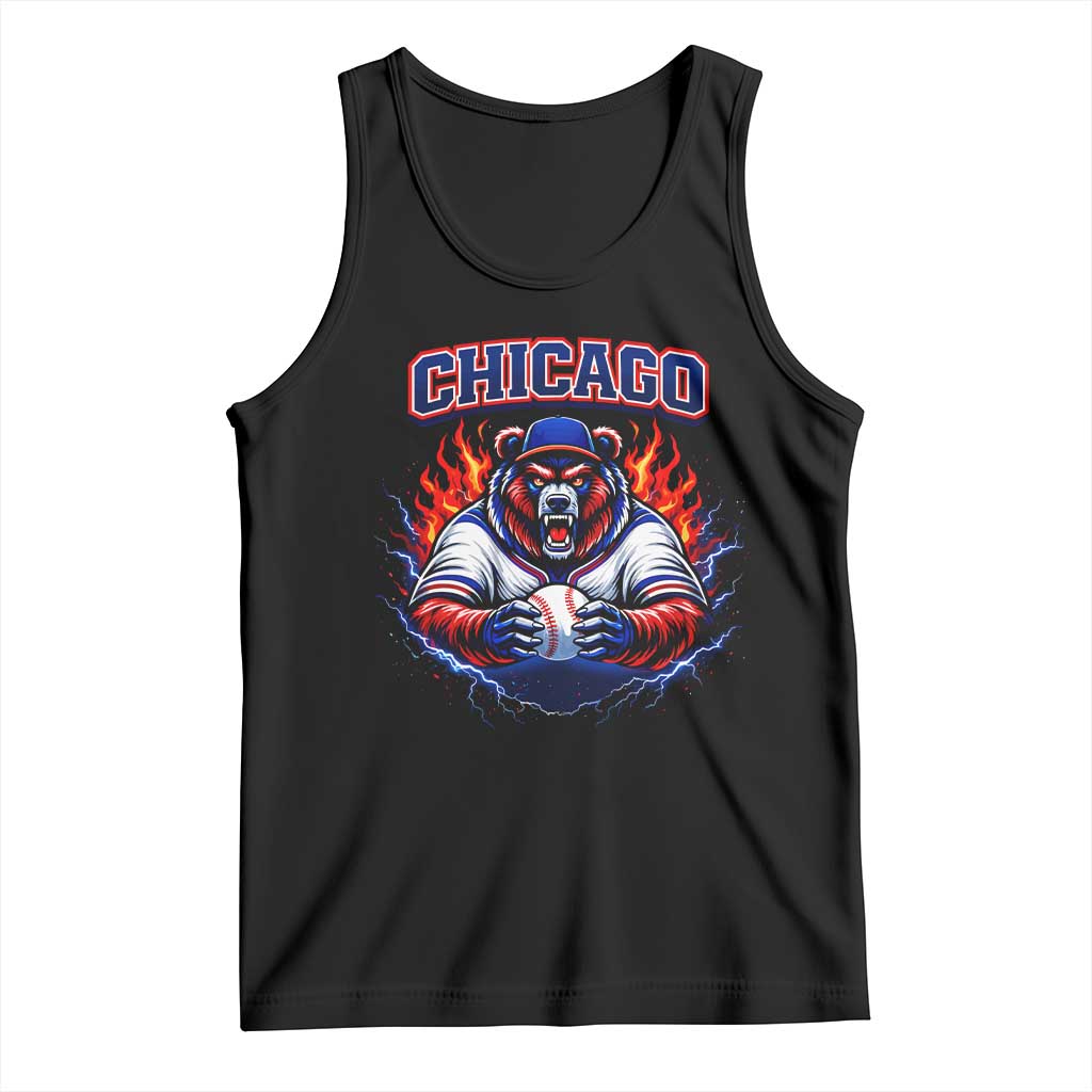 Vintage Chicago Tank Top Retro Baseball Fans