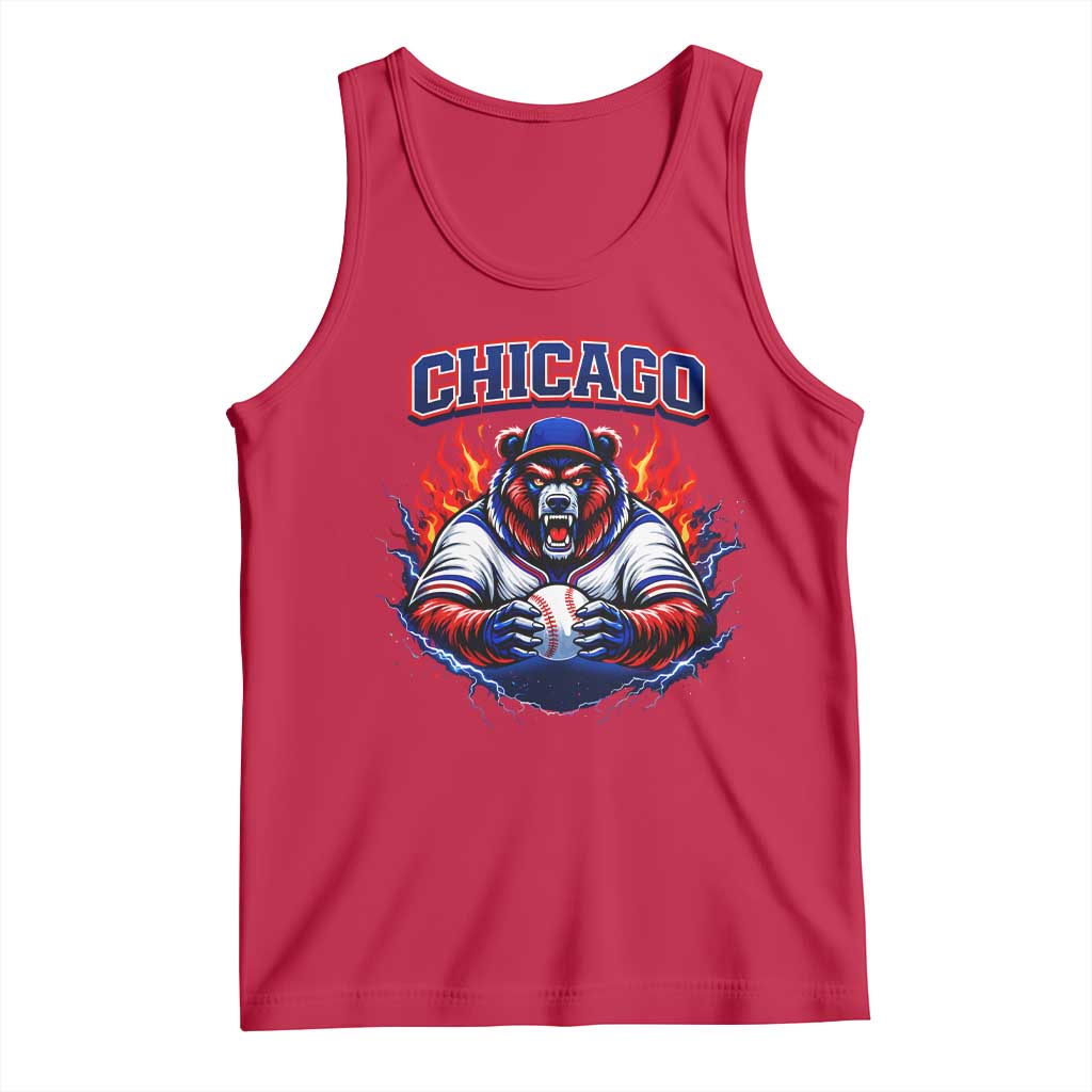 Vintage Chicago Tank Top Retro Baseball Fans