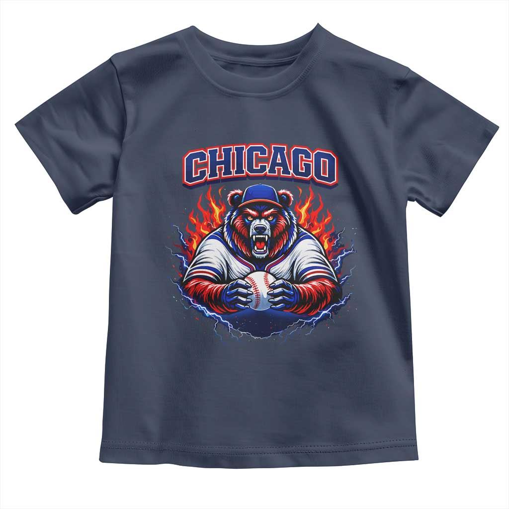 Vintage Chicago Toddler T Shirt Retro Baseball Fans