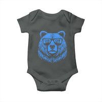 Vintage Cub Baby Onesie With Sunglasses Retro Baseball Fans