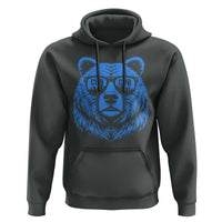 Vintage Cub Hoodie With Sunglasses Retro Baseball Fans