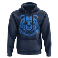 Vintage Cub Hoodie With Sunglasses Retro Baseball Fans