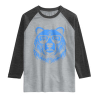 Vintage Cub Raglan Shirt With Sunglasses Retro Baseball Fans