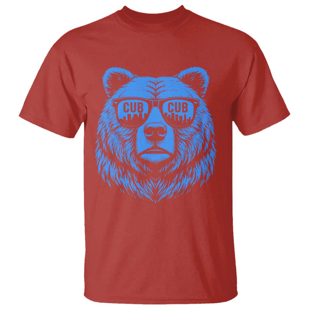 Vintage Cub T Shirt With Sunglasses Retro Baseball Fans