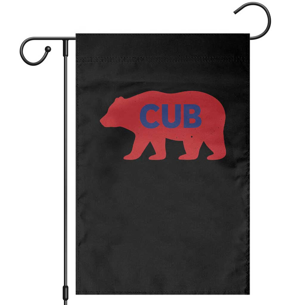 Vintage Cub Garden Flag Retro Sports Bear Baseball Fans