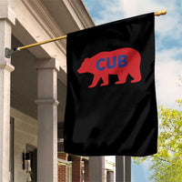 Vintage Cub Garden Flag Retro Sports Bear Baseball Fans