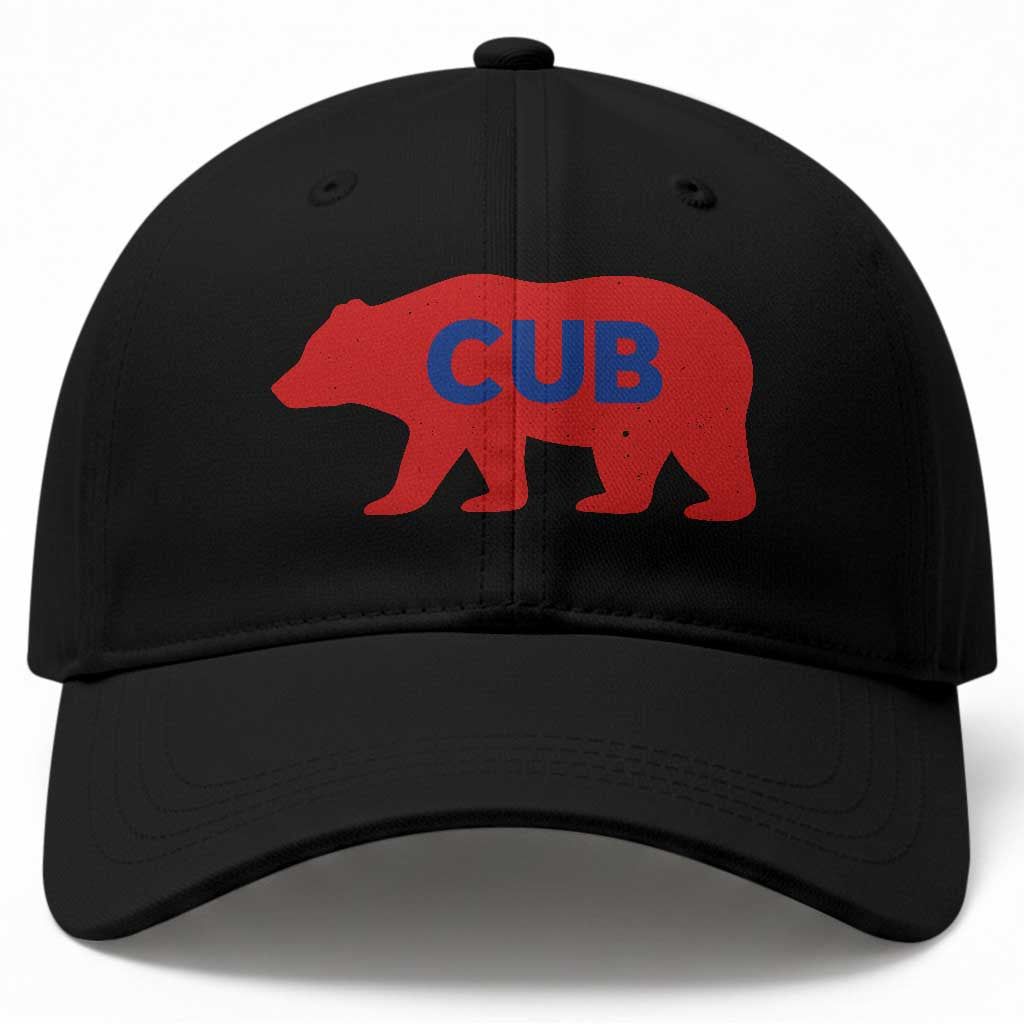 Vintage Cub Baseball Cap Retro Sports Bear Baseball Fans