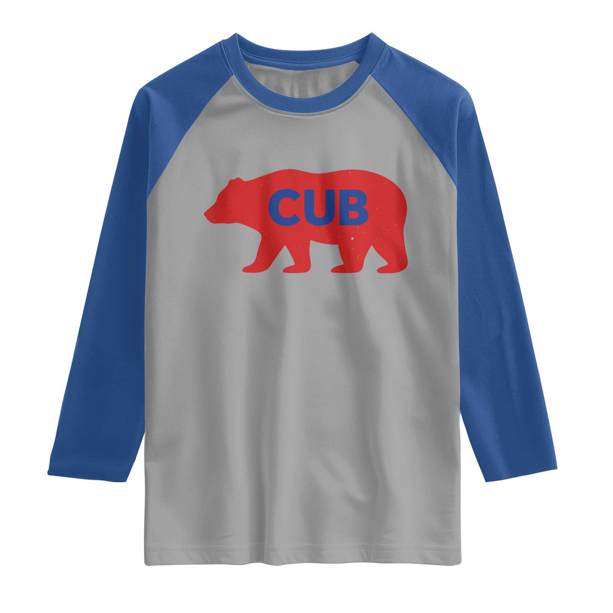 Vintage Cub Raglan Shirt Retro Sports Bear Baseball Fans