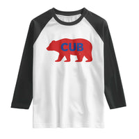 Vintage Cub Raglan Shirt Retro Sports Bear Baseball Fans