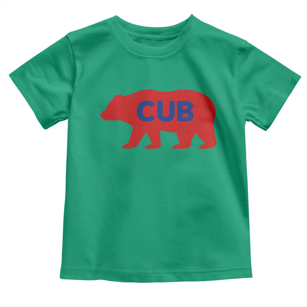 Vintage Cub Toddler T Shirt Retro Sports Bear Baseball Fans
