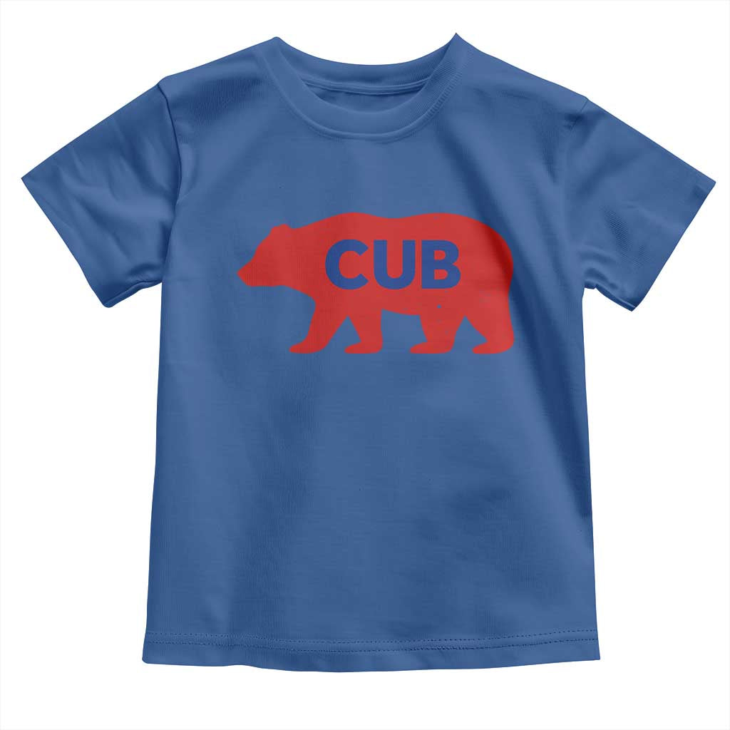 Vintage Cub Toddler T Shirt Retro Sports Bear Baseball Fans