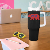 Vintage Cub Tumbler With Handle Retro Sports Bear Baseball Fans