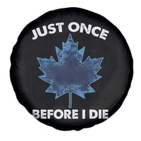 Canada Hockey Spare Tire Cover Toronto Just Once Before I Die Vintage Canadian Maple Leafs