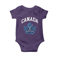 Vintage Canada Hockey Baby Onesie Maple Leafs