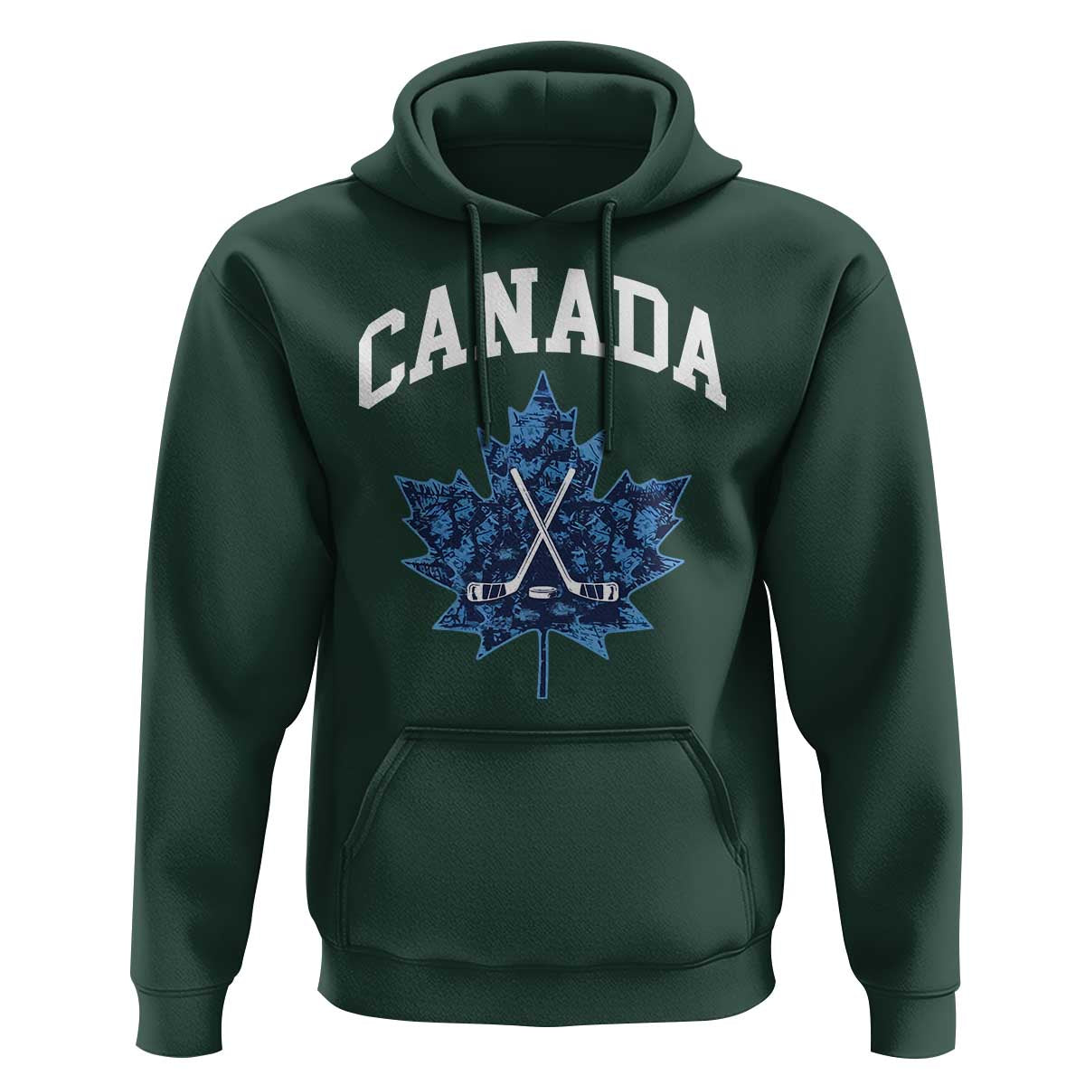 Vintage Canada Hockey Hoodie Toronto Just Once Before I Die Maple Leafs