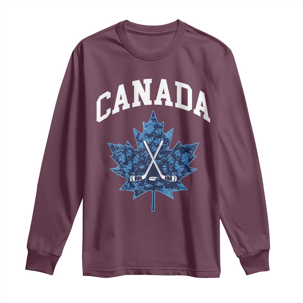 Vintage Canada Hockey Long Sleeve Shirt Maple Leafs