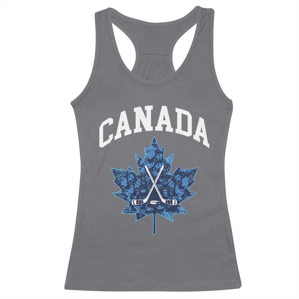 Vintage Canada Hockey Racerback Tank Top Maple Leafs