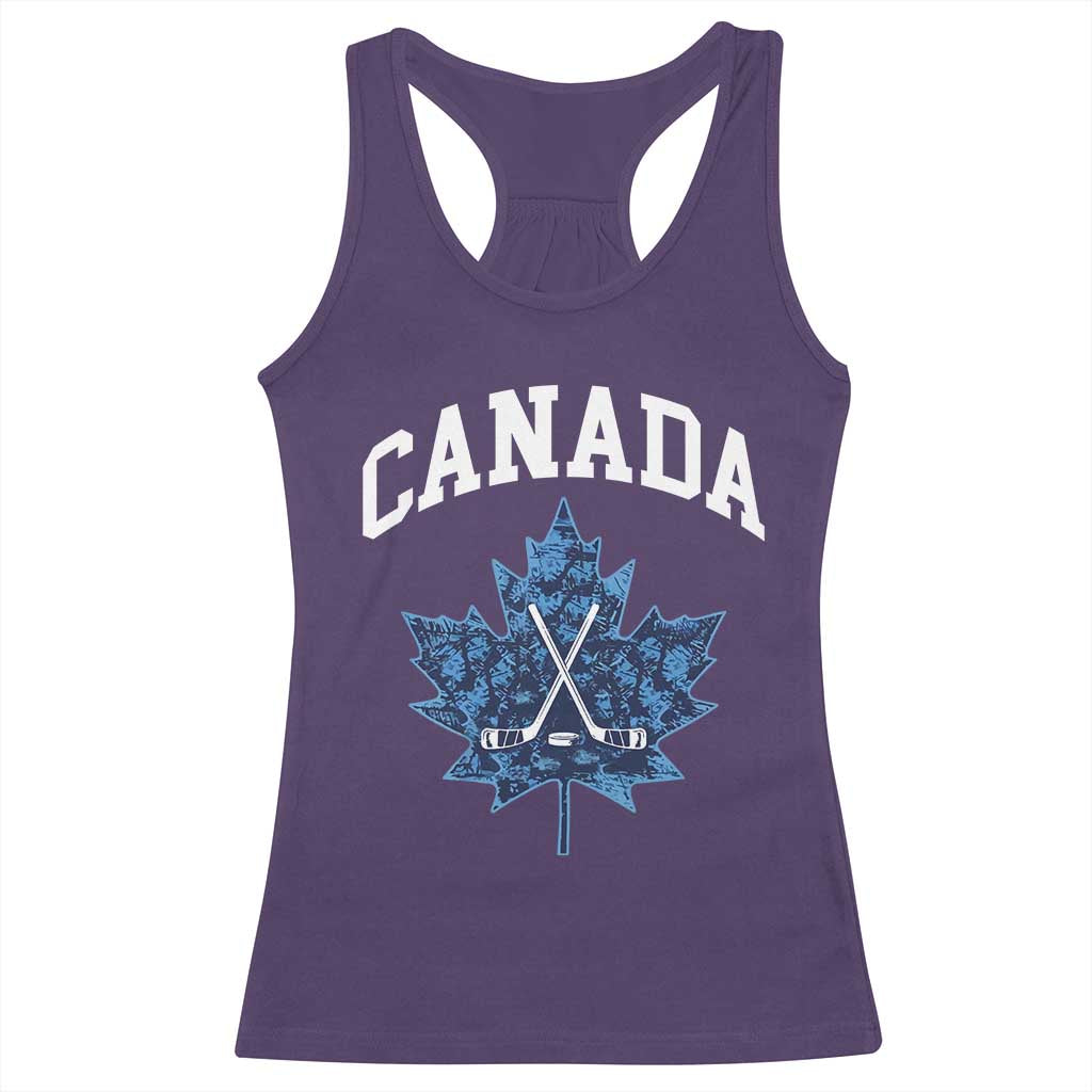 Vintage Canada Hockey Racerback Tank Top Maple Leafs