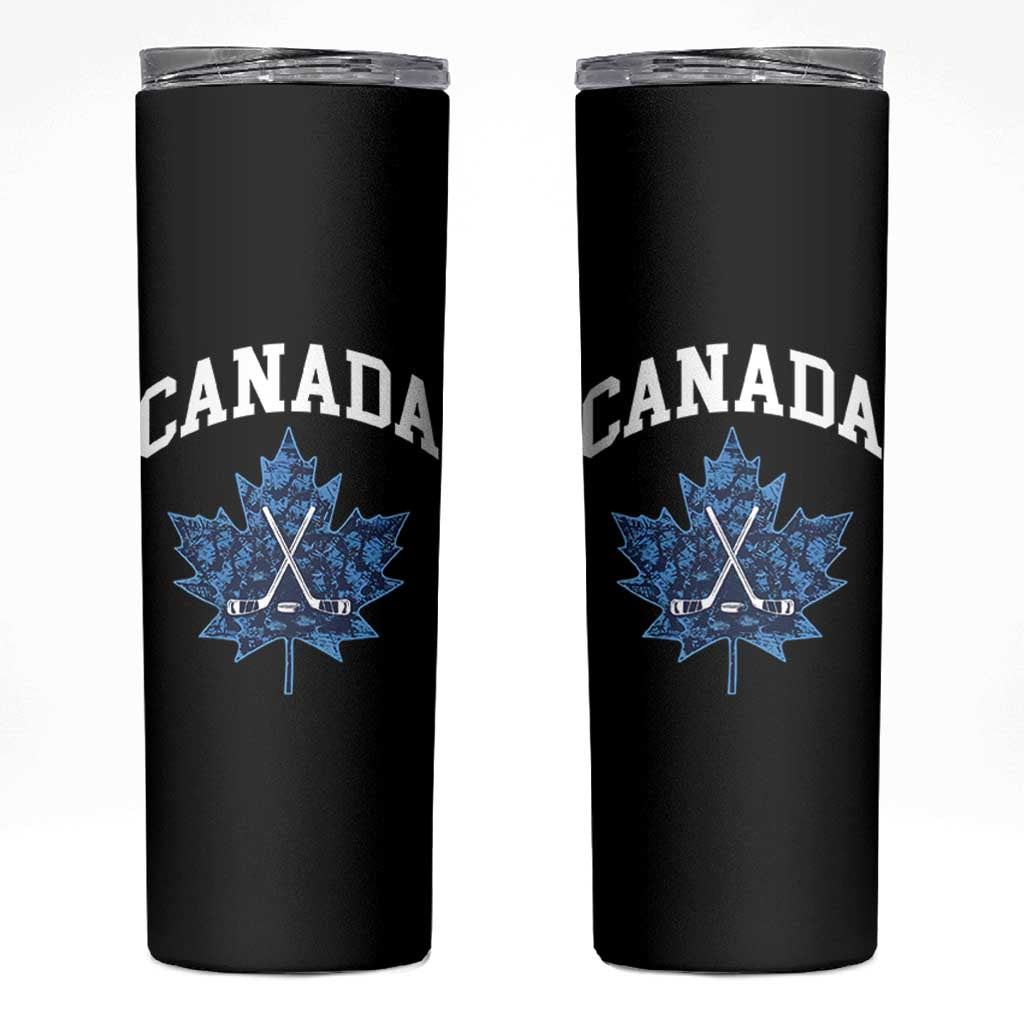 Vintage Canada Hockey Skinny Tumbler Maple Leafs