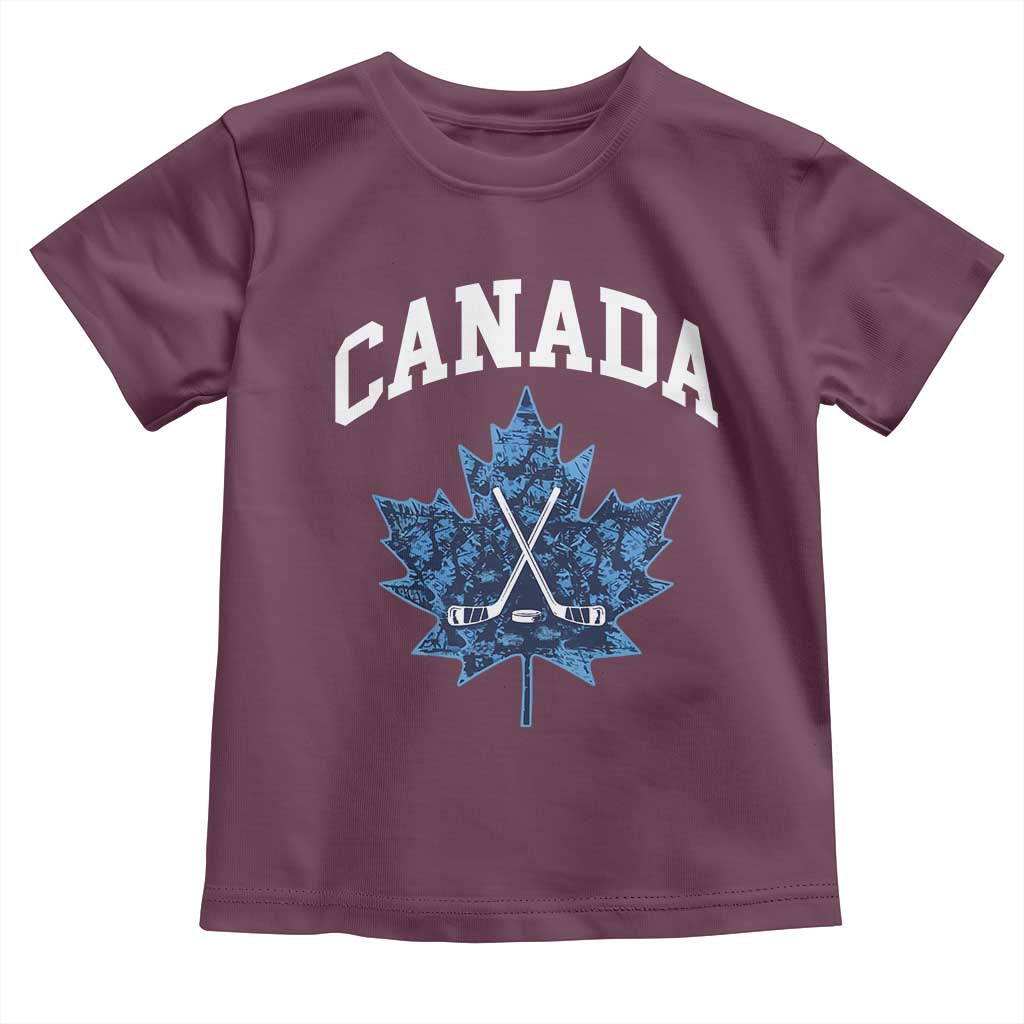 Vintage Canada Hockey Toddler T Shirt Maple Leafs