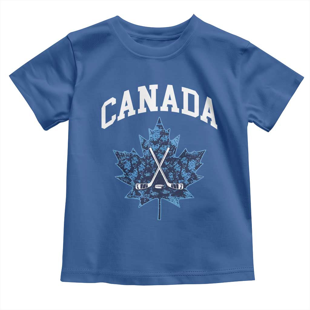 Vintage Canada Hockey Toddler T Shirt Maple Leafs