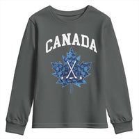 Vintage Canada Hockey Youth Sweatshirt Maple Leafs