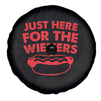 4th of July Just Here For The Wieners Spare Tire Cover Funny Hot Dog Independence Day Patriotic Weenies - Wonder Print Shop