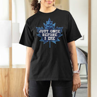 Vintage Canada Hockey T Shirt For Women Maple Leafs