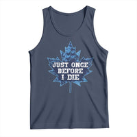 Vintage Canada Hockey Tank Top Toronto Just Once Before I Die Maple Leafs