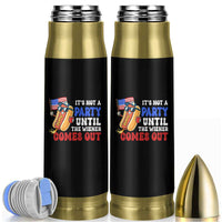 4th of July It's Not A Party Until The Wiener Comes Out Bullet Tumbler Funny Hot Dog Independence Day Patriotic Weenies - Wonder Print Shop