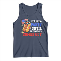 4th of July It's Not A Party Until The Wiener Comes Out Tank Top Funny Hot Dog Independence Day Patriotic Weenies - Wonder Print Shop