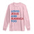 Loves Jesus and America Too Long Sleeve Shirt 4th of July Patriotic - Wonder Print Shop