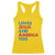 Loves Jesus and America Too Racerback Tank Top 4th of July Patriotic - Wonder Print Shop