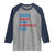 Loves Jesus and America Too Raglan Shirt 4th of July Patriotic - Wonder Print Shop
