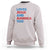 Loves Jesus and America Too Sweatshirt 4th of July Patriotic - Wonder Print Shop