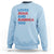 Loves Jesus and America Too Sweatshirt 4th of July Patriotic - Wonder Print Shop