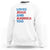 Loves Jesus and America Too Sweatshirt 4th of July Patriotic - Wonder Print Shop