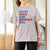 Loves Jesus and America Too T Shirt For Women 4th of July Patriotic - Wonder Print Shop
