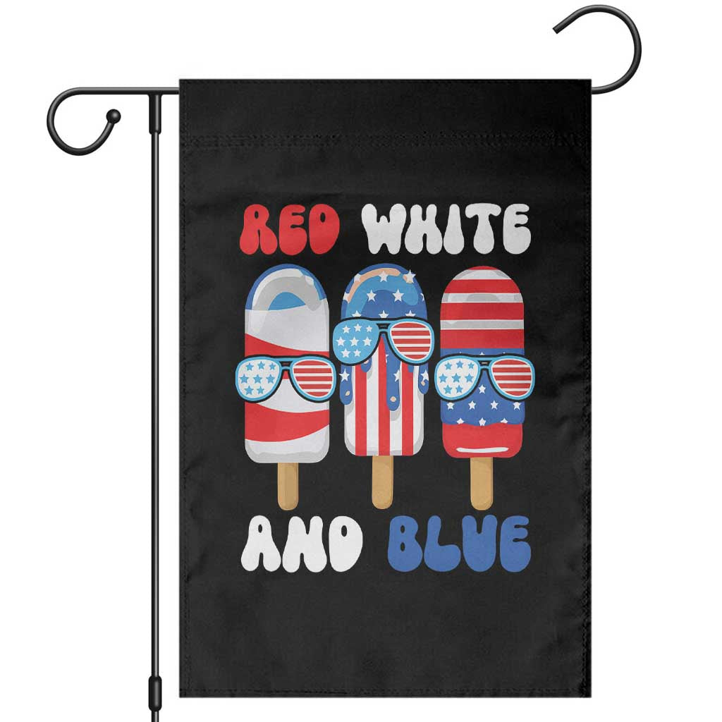 Red White Blue Popsicle 4th of July Garden Flag Patriotic USA Flag - Wonder Print Shop