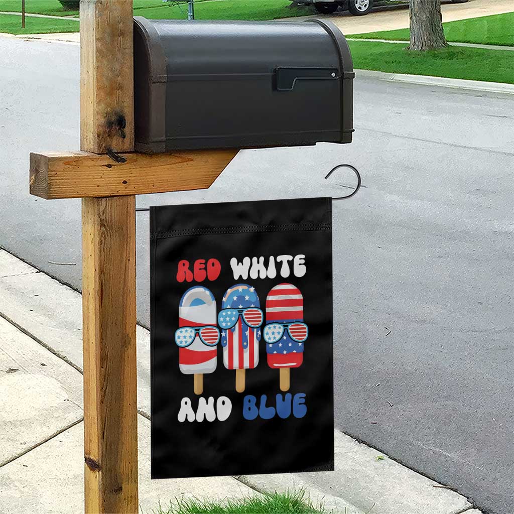 Red White Blue Popsicle 4th of July Garden Flag Patriotic USA Flag - Wonder Print Shop