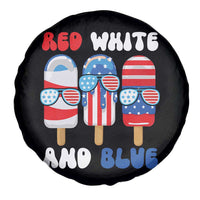 Red White Blue Popsicle 4th of July Spare Tire Cover Patriotic USA Flag - Wonder Print Shop