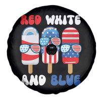 Red White Blue Popsicle 4th of July Spare Tire Cover Patriotic USA Flag - Wonder Print Shop
